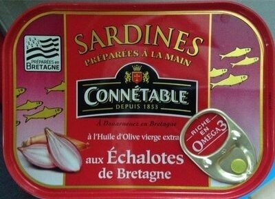 Sardines aux Echalotes Huile d'Olive vierge extra Connetable