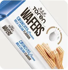 Toren Wafers Crunchy Cream Milk Cream Flavor