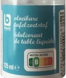 Boni Sucralose Edulcorant de Table Liquide 125ml
