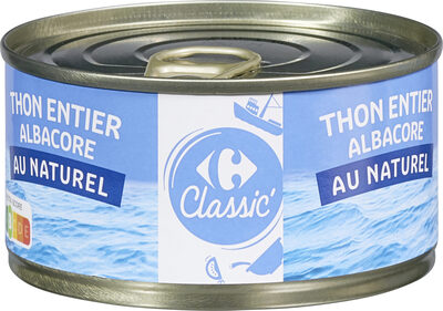 Thon Albacore Entier au Naturel