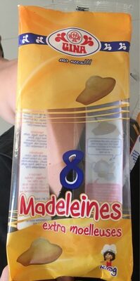 Madeleines Extra Moelleuses Gina Paquet de 8