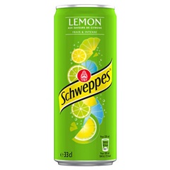 Schweppes agrumes canette verte